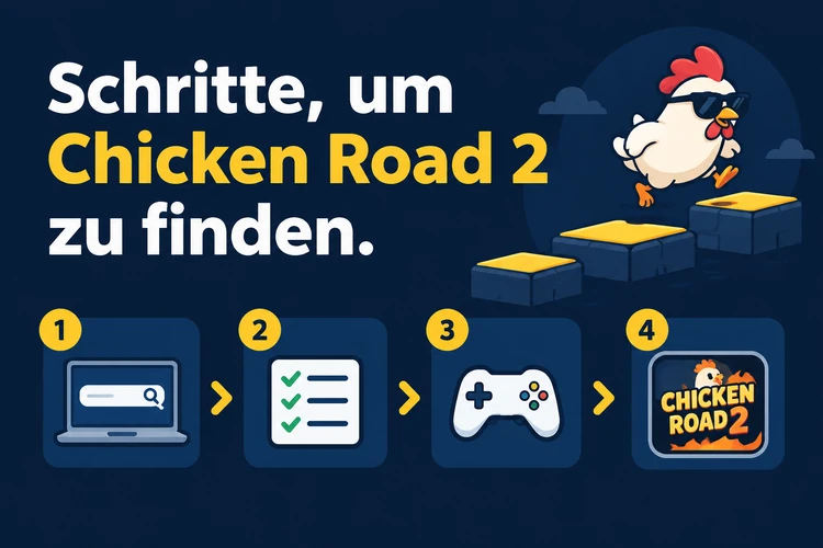 Schritte, um Chicken Road 2 zu finden