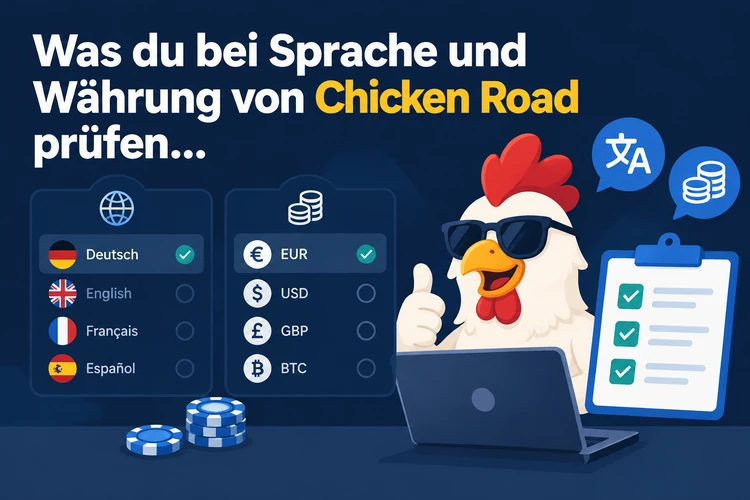 Was du bei Sprache und Währung von Chicken Road prüfen solltest