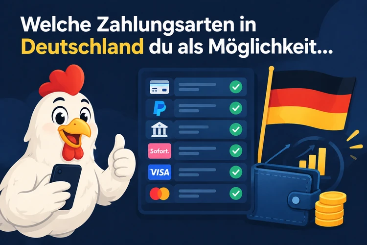 Welche Zahlungsarten in Deutschland du als Möglichkeit prüfen kannst